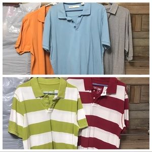 Lot of 5 Men’s Polo Shirts - please see pics